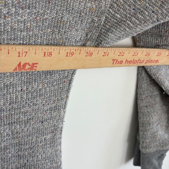 Soft Surroundings Lazy Day Hoodie Dress Knit Drawstring Pockets Casual Gray M - Picture 5 of 6